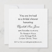 Marie Antoinette en Bluebird Kaart (Achterkant)