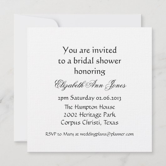 Marie Antoinette en Bluebird Kaart (Achterkant)