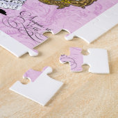 Marie Antoinette en Bluebird Legpuzzel (Zijkant)