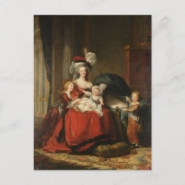 Marie Antoinette en Children Le Brun Fine Art Briefkaart