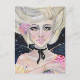 Marie Antoinette en de kastanjeappelcake Briefkaart