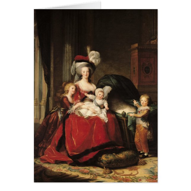 Marie-Antoinette en haar kinderen, 1787 (Voorkant)