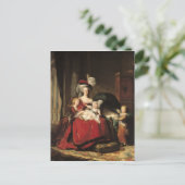 Marie-Antoinette en haar kinderen, 1787 Briefkaart (Staand voorkant)
