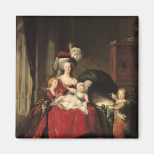 Marie-Antoinette en haar kinderen, 1787 Magneet