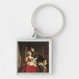 Marie-Antoinette en haar kinderen, 1787 Sleutelhanger