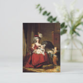 Marie Antoinette en haar kinderen van Le Brun Post Briefkaart (Staand voorkant)