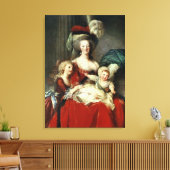 Marie-Antoinette en haar vier kinderen, 1787 Canvas Afdruk (Insitu (Woonkamer))