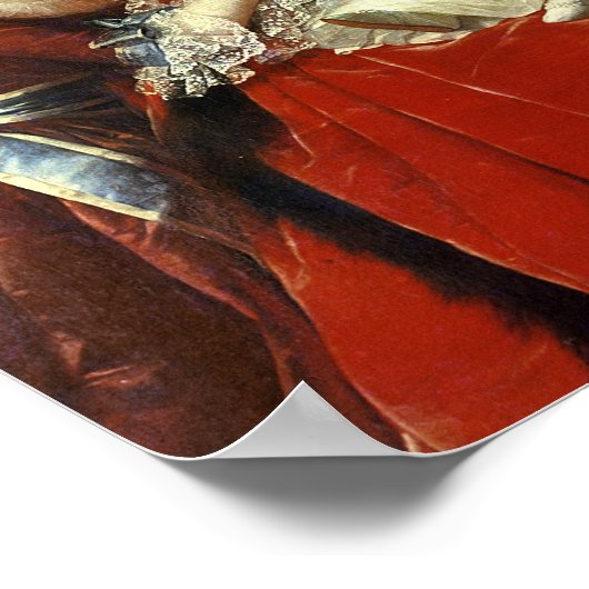 Marie-Antoinette en haar vier kinderen, 1787 Poster (Hoek)