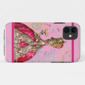 Marie Antoinette en Peacock Case-Mate iPhone Case (Achterkant (horizontaal))