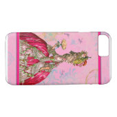 Marie Antoinette en Peacock Case-Mate iPhone Case (Achterkant (Horizontaal))