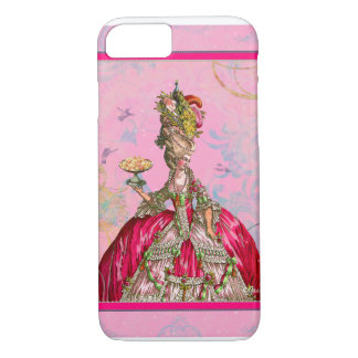 Marie Antoinette en Peacock Case-Mate iPhone Case