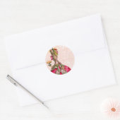 Marie Antoinette en Peacock Stickers Labels (Envelop)