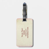 Marie Antoinette en Versailles Custom Bagagelabel (Achterkant verticaal)