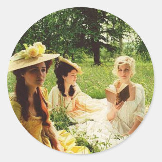 Marie Antoinette en vrienden Ronde Sticker