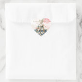 Marie Antoinette Envelope Heart Stickers (Tas)