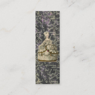 Marie Antoinette Extravagant Dress ~ Visitekaartje