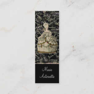Marie Antoinette Extravagant Jurk ~ Visitekaartje