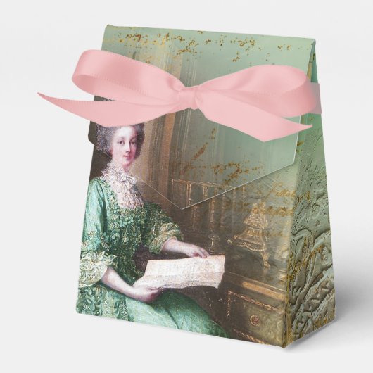 Marie Antoinette Favor Box Bedankdoosjes (Voorkant Zijde)