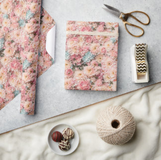 Marie Antoinette Floral Cadeaupapier