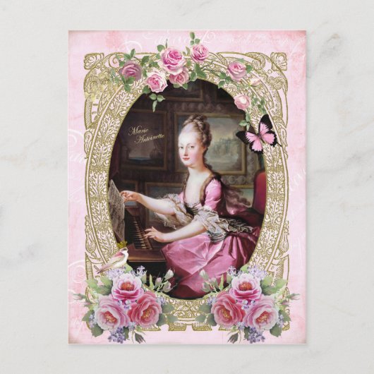 Marie Antoinette, Frans, Parijs, portret Briefkaart (Voorkant)