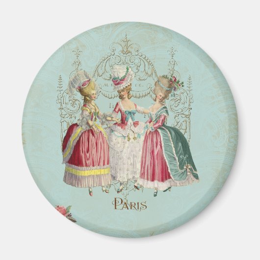Marie Antoinette Frans Paris Dames Magneet (Voorkant)