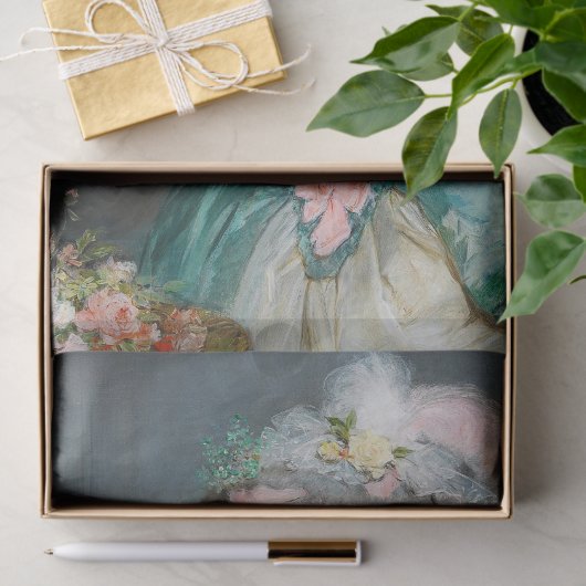 Marie Antoinette Franse Decoupage Tissuepapier (Geschenk)