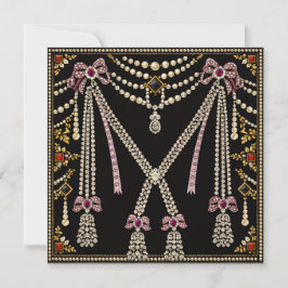 Marie Antoinette Franse geïnspireerde ontwerp met Kaart