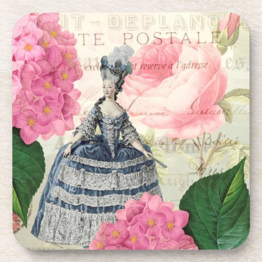 Marie Antoinette French Accent Onderzetters Set (Voorkant)