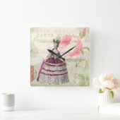 Marie Antoinette French Accent Wall Clock Vierkante Klok (Huis)