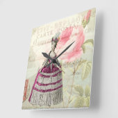 Marie Antoinette French Accent Wall Clock Vierkante Klok (Hoek)