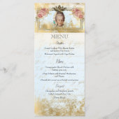 Marie Antoinette French inspireert shabby Party Menu (Voorkant)
