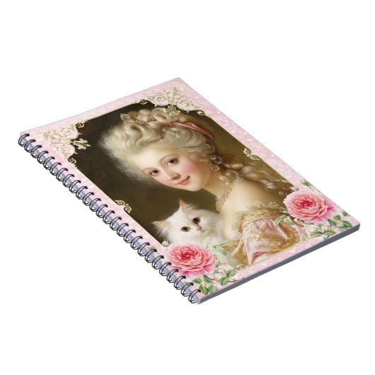 Marie Antoinette,French,Paris,cat,portrait,ノート Notitieboek (Rechterzijde)