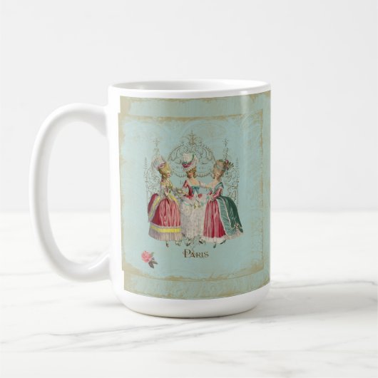 Marie Antoinette French Paris Dames Koffiemok (Links)