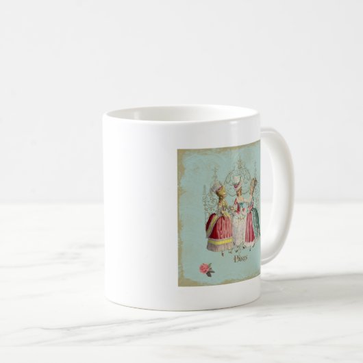 Marie Antoinette French Paris Dames Koffiemok (Voorkant rechts)