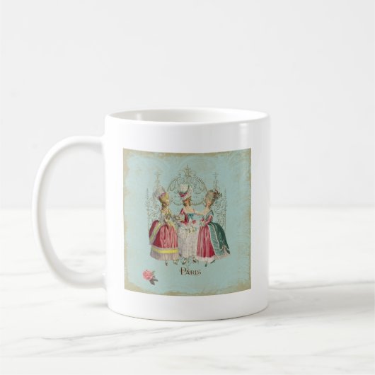 Marie Antoinette French Paris Dames Koffiemok (Links)