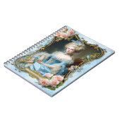 Marie Antoinette,French,Paris,portrait,roses メモ帳 Notitieboek (Linkerzijde)