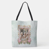 Marie Antoinette,French,Paris,roses,cakes Tote Bag (Achterkant)