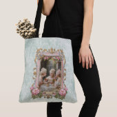 Marie Antoinette,French,Paris,roses,cakes Tote Bag (Dichtbij)