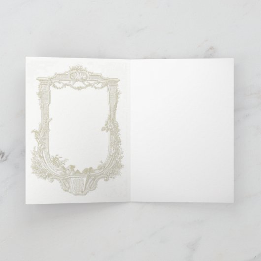 Marie Antoinette French Paris Versailles roses Kaart (Binnen)