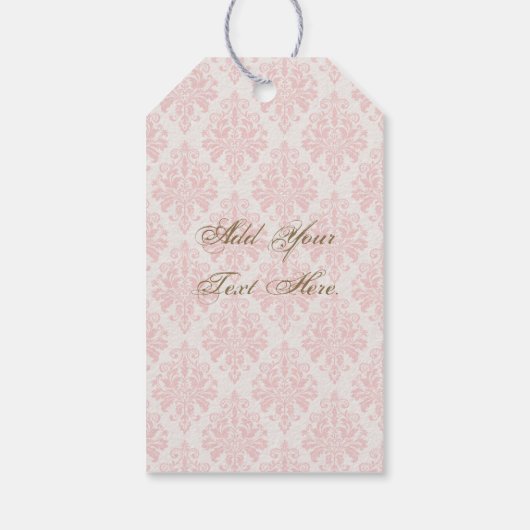 Marie Antoinette French roses tea cakes ギフトタグ Cadeaulabel (Achterkant)