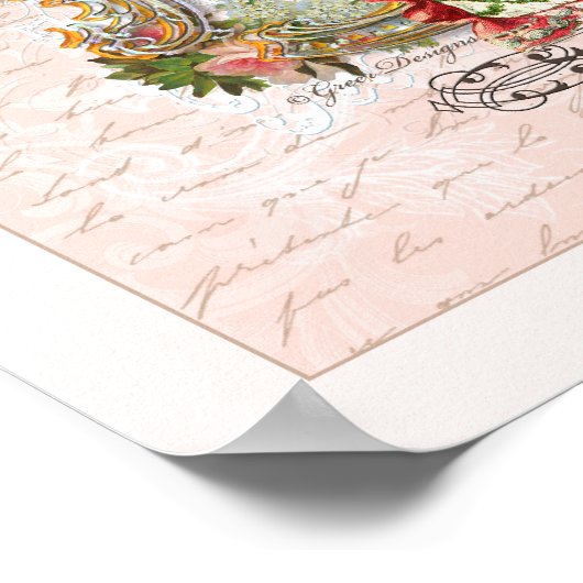 Marie Antoinette French Script Print (Hoek)