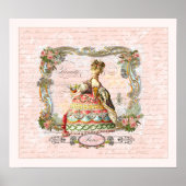 Marie Antoinette French Script Print (Voorkant)