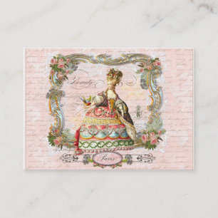 Marie Antoinette French Script Visitekaartjes