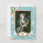 Marie Antoinette French Stationery and Cards Notitiekaartje (Voorkant)