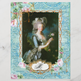 Marie Antoinette French Stationery and Kaarten