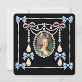 Marie Antoinette Geïnspireerde kaart Koningin van