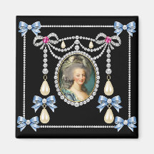 Marie Antoinette Geïnspireerde kaart Koningin van