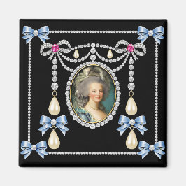 Marie Antoinette Geïnspireerde kaart Koningin van Magneet