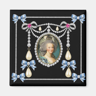 Marie Antoinette geïnspireerde kaart Koningin van Magneet