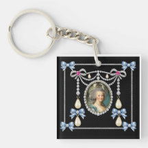 Marie Antoinette geïnspireerde kaart Koningin van 